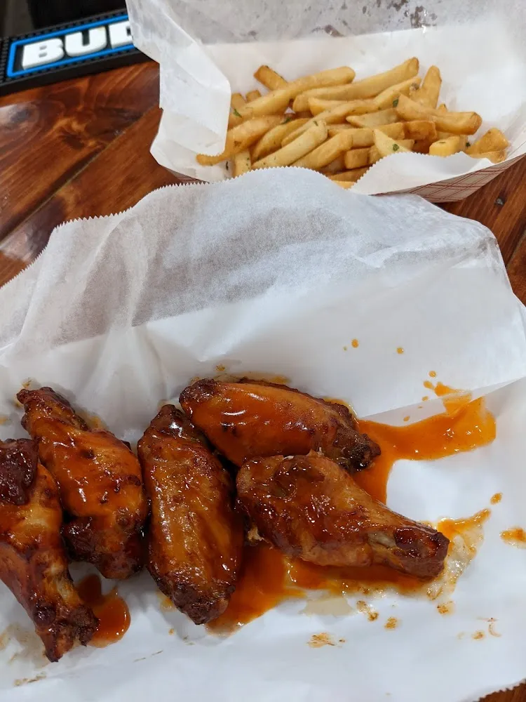 Bone in Wings and Fries
